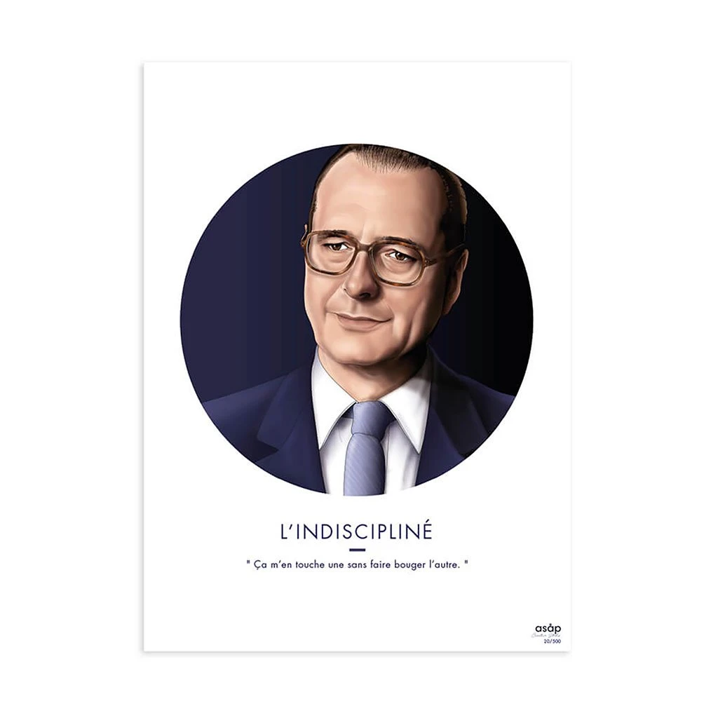 ASAP Affiche L'indiscipliné - Noir - 30x40cm 3 ASAP Affiche L'indiscipliné - Noir - 30x40cm