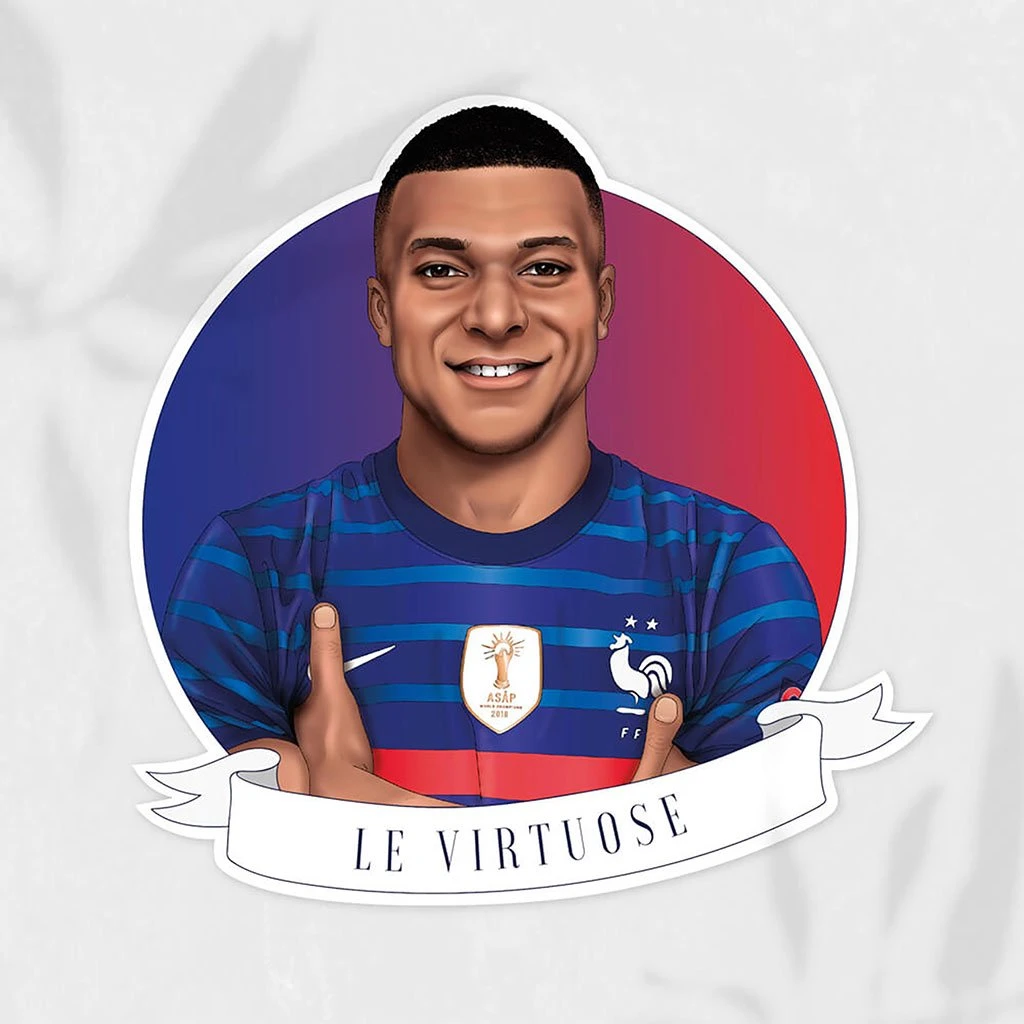 ASAP Sticker Le Virtuose - Kylian Mbappé 3 ASAP Sticker Le Virtuose - Kylian Mbappé