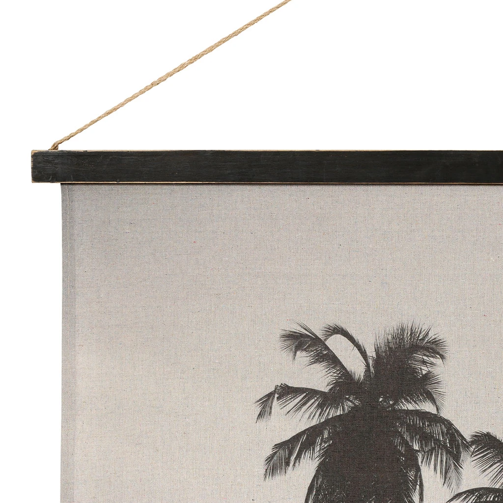 SEMA DESIGN Toile Palmier Toil-imp Gris En Tissu 4 SEMA DESIGN Toile Palmier Toil-imp Gris En Tissu – Image 2