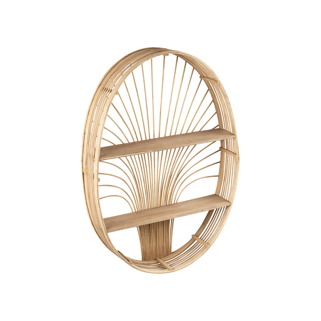 SEMA DESIGN Etagere Murale Flaural Naturel H69cm En Bambou 4 SEMA DESIGN Etagere Murale Flaural Naturel H69cm En Bambou – Image 2