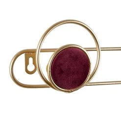 SEMA DESIGN Porte Manteau 3 Crochets Sevent's Dore Et Rose 46x10x4cm -SEMA design Boutique 74378 DET02 WEB