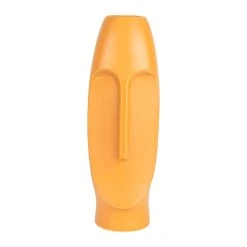 SEMA DESIGN Vase Face Jaune En Grès