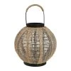 SEMA DESIGN Lanterne Solor Naturel Et Noir D30cm 1 SEMA DESIGN Lanterne Solor Naturel Et Noir D30cm -SEMA design Boutique 75289 DEB WEB