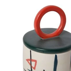 SEMA DESIGN Lot De 3 Pots Avec Couvercle Visage Arty Ivoire Et Noir En Gres 7 SEMA DESIGN Lot De 3 Pots Avec Couvercle Visage Arty Ivoire Et Noir En Gres -SEMA design Boutique 75320 DET02 WEB