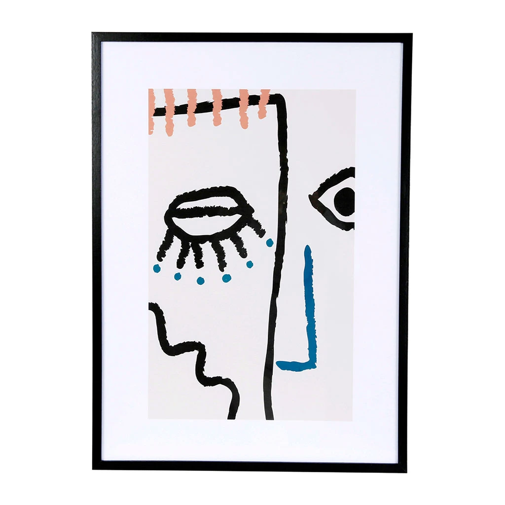 SEMA DESIGN Cadre Déco Visage Arty Creme 50X70cm 3 SEMA DESIGN Cadre Déco Visage Arty Creme 50X70cm