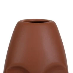 SEMA DESIGN Vase Face Terracotta 10X9.5Xh24Cm Gres -SEMA design Boutique 75390 DET01 WEB