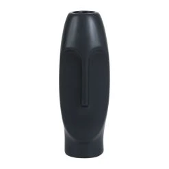 SEMA DESIGN Vase Face Noir 11.5X10.5Xh31Cm Gres