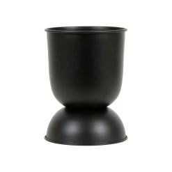SEMA DESIGN Cache Pot Visag-arty Noir D20cm