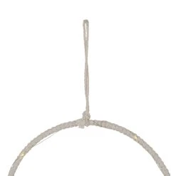 SEMA DESIGN Déco à Suspendre Fleur Lumineuse En Limonium Brun, En Fer Et Coton D25cm -SEMA design Boutique 75548 DET01 WEB