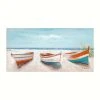 SEMA DESIGN Tableau Bateaux Multicolore 140x70cm