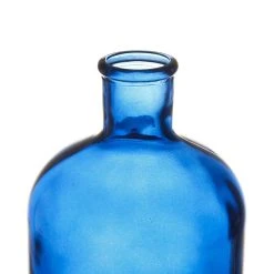 SEMA DESIGN Vase Bouteille Comete Indigo D11.5xh23cm Verre Recyclé -SEMA design Boutique 75633 DET01 WEB