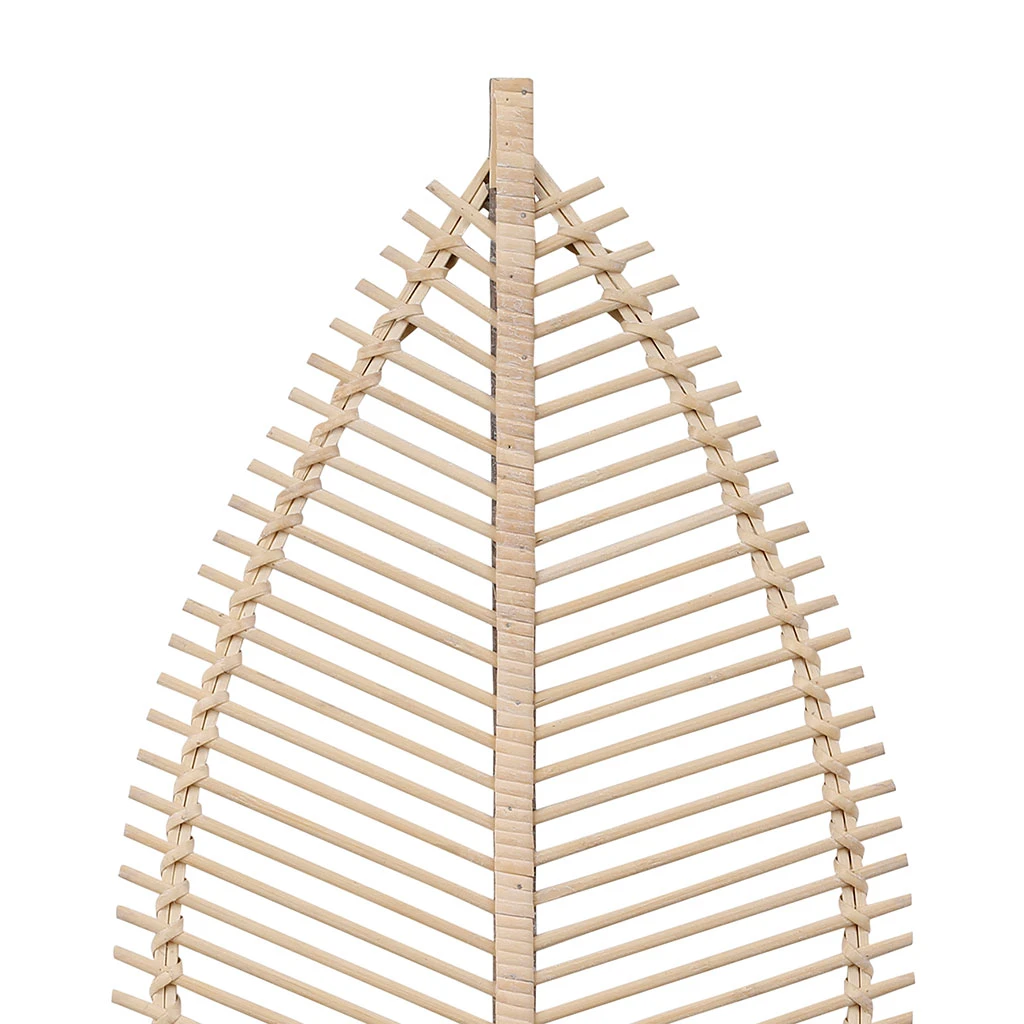 SEMA DESIGN Deco Murale Feuille X3 Bambou Naturel 31.5x64.5cm 4 SEMA DESIGN Deco Murale Feuille X3 Bambou Naturel 31.5x64.5cm â Image 2