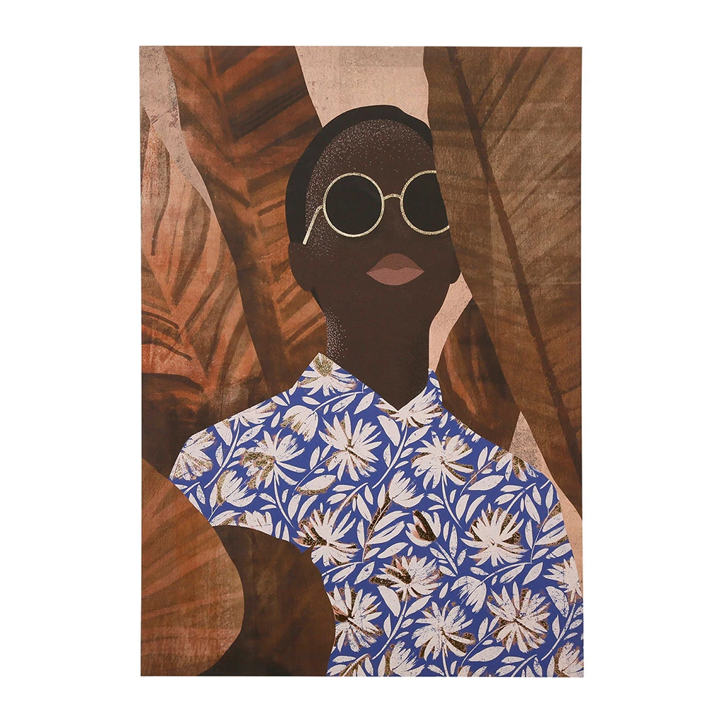 SEMA DESIGN Tableau Chemise Bleu 70x100cm 3 SEMA DESIGN Tableau Chemise Bleu 70x100cm