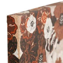 SEMA DESIGN Tableau Turban Fleuri Terra 70x100cm -SEMA design Boutique 75892 DET01 WEB