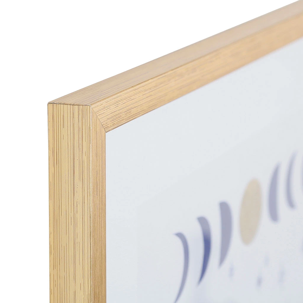 SEMA DESIGN Cadre Deco Encadré Oeil Visionn Bleu Et Doré 42x52cm 4 SEMA DESIGN Cadre Deco Encadré Oeil Visionn Bleu Et Doré 42x52cm – Image 2