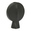 SEMA DESIGN Vase Face Noir 14x6xh18cm Gres -SEMA design Boutique 76170 DEB WEB