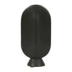 SEMA DESIGN Vase Face Noir 9x5.5xh17.5cm Gres -SEMA design Boutique 76171 DET01 WEB