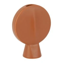 SEMA DESIGN Vase Face Terracotta 14x6xh18cm Gres