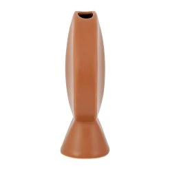 SEMA DESIGN Vase Face Terracotta 14x6xh18cm Gres -SEMA design Boutique 76174 DET02 WEB