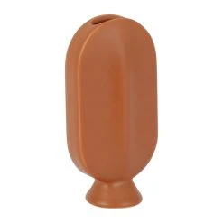 SEMA DESIGN Vase Face Terracotta 9x5.5xh17.5cm Gres