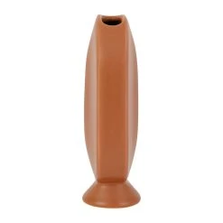 SEMA DESIGN Vase Face Terracotta 9x5.5xh17.5cm Gres -SEMA design Boutique 76175 DET02 WEB