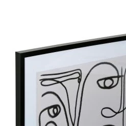 SEMA DESIGN Cadre Deco Arty Visage Noir 52x72cm -SEMA design Boutique 76362 DET01 WEB