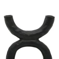 SEMA DESIGN Vase En Dolomite Noir H20cm -arty Folk -SEMA design Boutique 76500 DET01 WEB