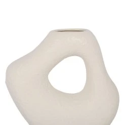 SEMA DESIGN Vase En Dolomite Blanc H21cm - Arty Folk -SEMA design Boutique 76506 DET01 WEB