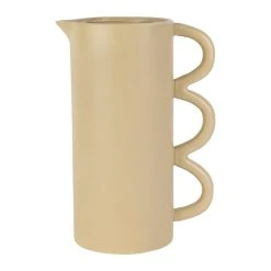 SEMA DESIGN Vase En Dolomite Blanc Cassé H28cm - Terre Boheme