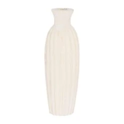 SEMA DESIGN Vase Pour Fleurs Séchées Creme - Paulownia