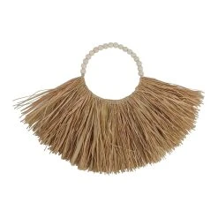 SEMA DESIGN Déco Ronde Murale En Raphia Naturel - Blue Sand -SEMA design Boutique 76754 FRN01 WEB