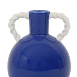 SEMA DESIGN Vase Rond Bleu Marine En Grès -funny -SEMA design Boutique 76951 DET01 WEB