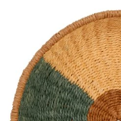 SEMA DESIGN Deco Murale Ronde Panier X3 Vert, Brun Et Corail En Corde - Sweet Leaves 9 SEMA DESIGN Deco Murale Ronde Panier X3 Vert, Brun Et Corail En Corde - Sweet Leaves -SEMA design Boutique 77033 DET03 WEB