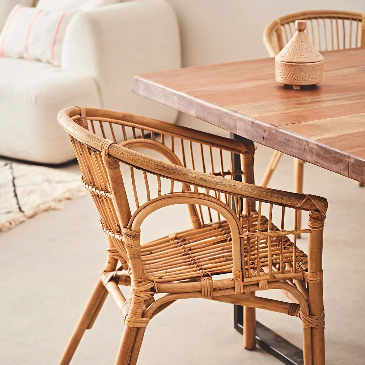 Chabi Chic Boite à Tajine Sable Or D14xh17cm - Empreinte 6 Chabi Chic Boite à Tajine Sable Or D14xh17cm - Empreinte – Image 4