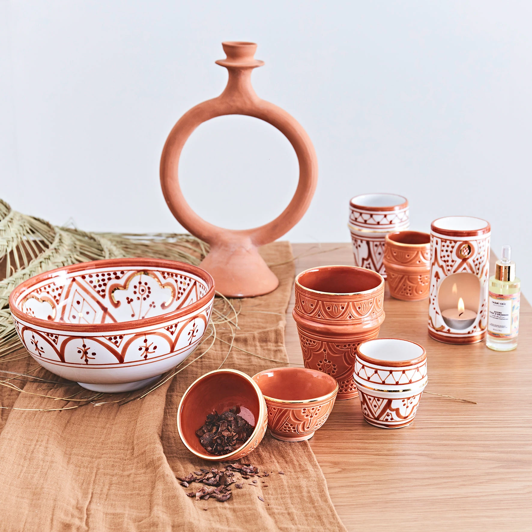 Chabi Chic Bougeoir Anneau Finition Brute Naturel D18xh28cm 5 Chabi Chic Bougeoir Anneau Finition Brute Naturel D18xh28cm – Image 3