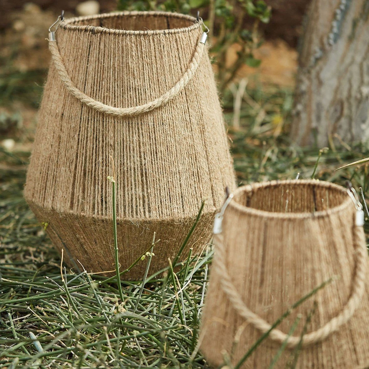 SEMA DESIGN Lanternes En Corde Naturel (lot De 2) 7 SEMA DESIGN Lanternes En Corde Naturel (lot De 2) â Image 5